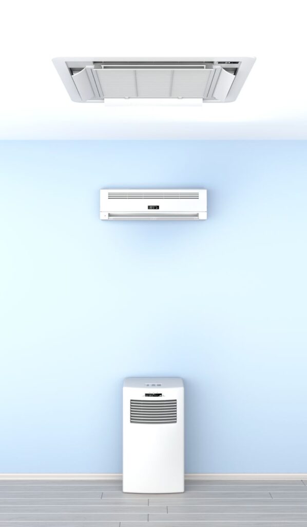 an image showing different kinds of air conditioning unit in Melbourne