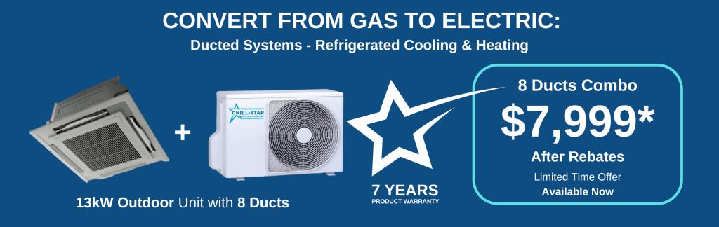 Convert Gas to Electric Air conditioning 
